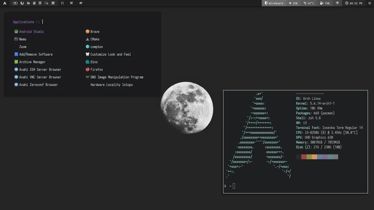 My personal setup - ThinkPad