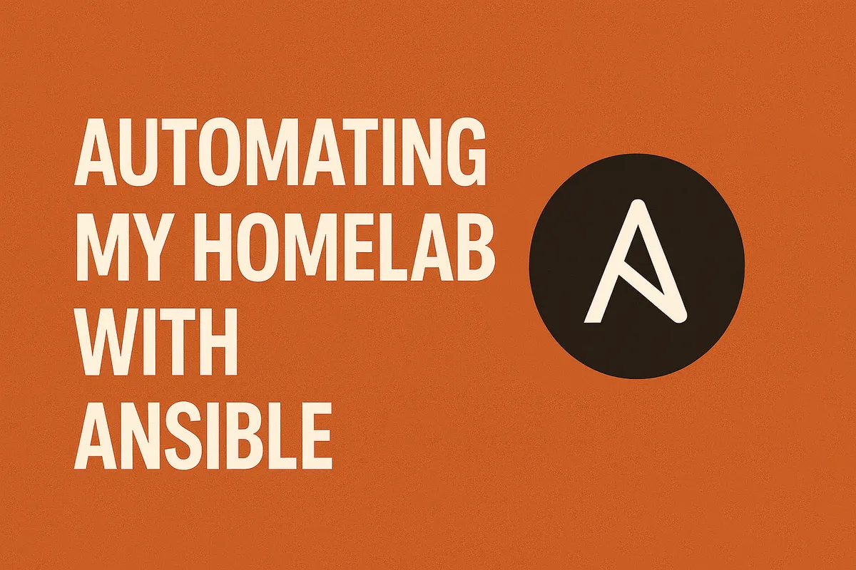Automating my homelab with Ansible