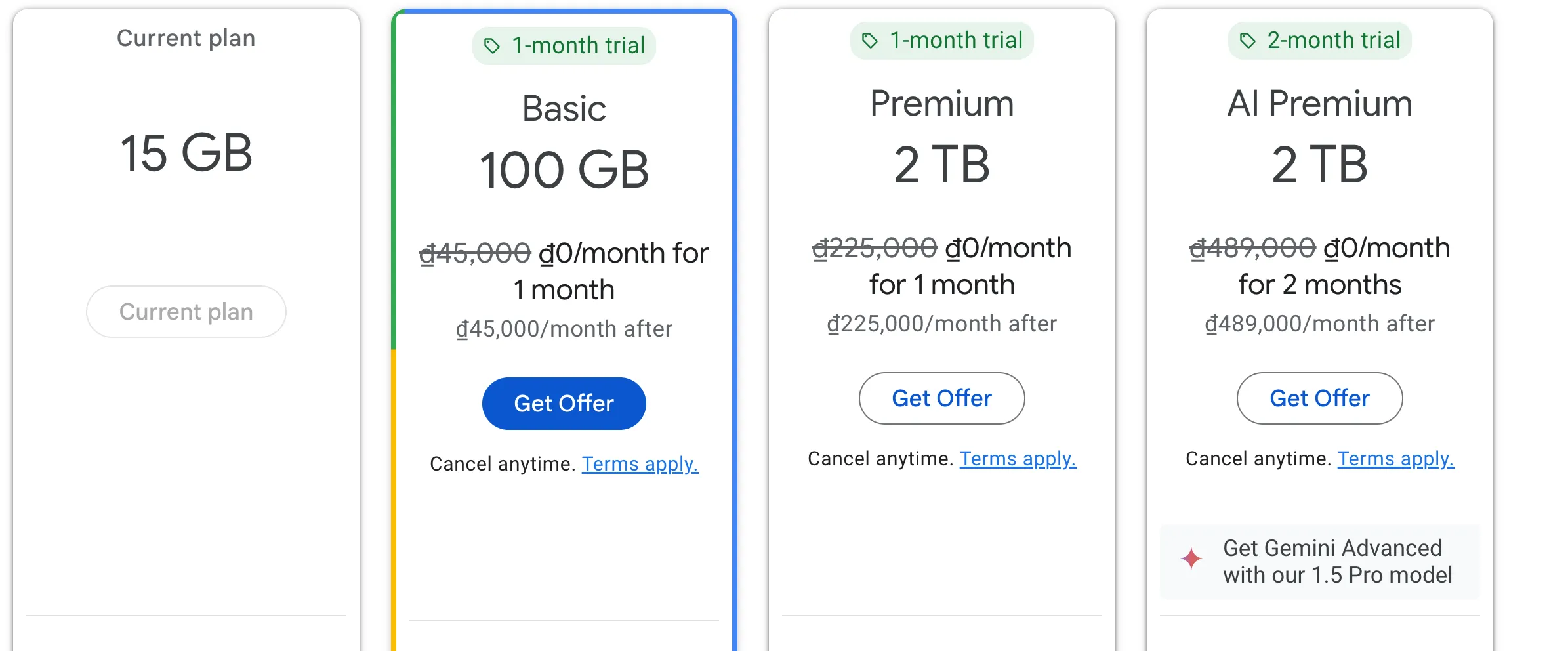 Google pricing Google pricing